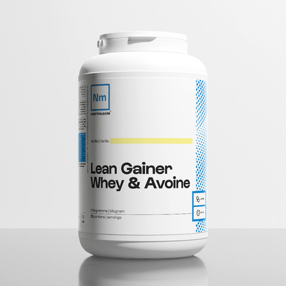 Lean Gainer Whey Avoine 1kg – Nutrimuscle