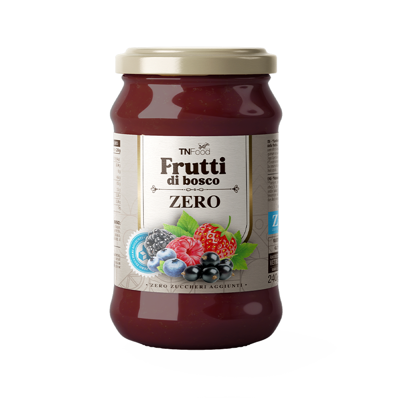 Confiture "Frutti di Bosco" Zero 240g TSUNAMI NUTRITION